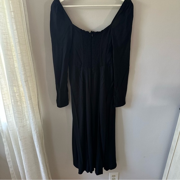 Reformation Sigmund Dress Black - Picture 4 of 10